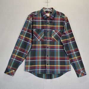 Lacoste LIVE Men’s 100% Cotton  40 Twill   Button Shirt Multicolor Plaid